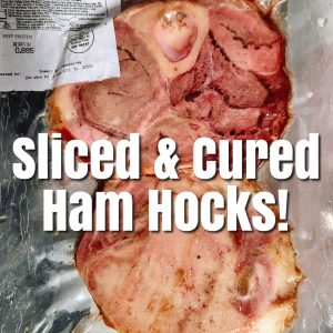 USDA Pasture Raised Sliced & Cured Pork Ham Hocks