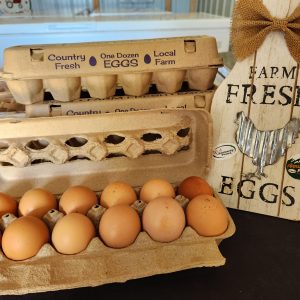 brown chicken eggs, pasture raised, organic