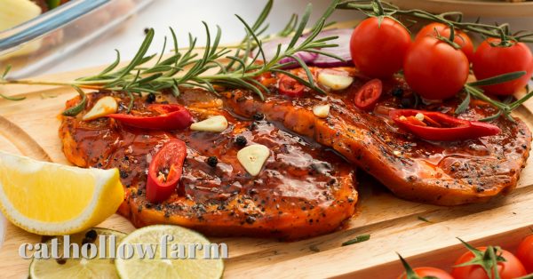 pork roasts with seasoning